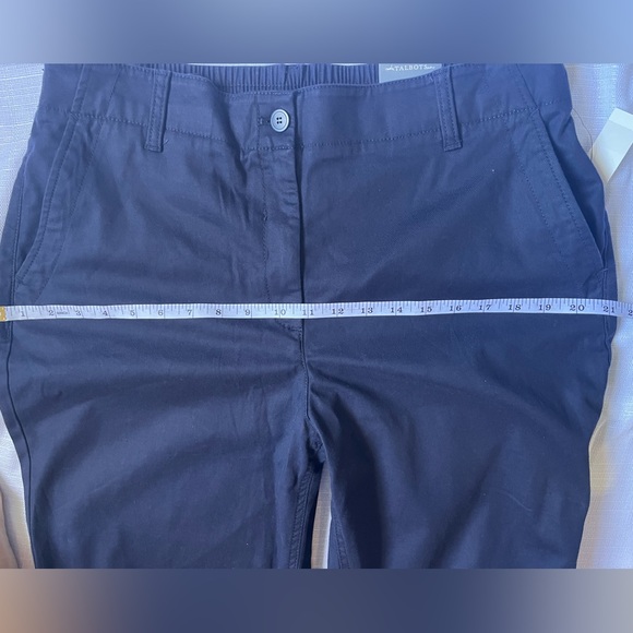 Talbots Large relaxed joggers at waist. Navy Blue. NWT new - Picture 4 of 9